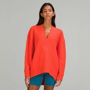Lululemon Rippled V-Neck Pullover